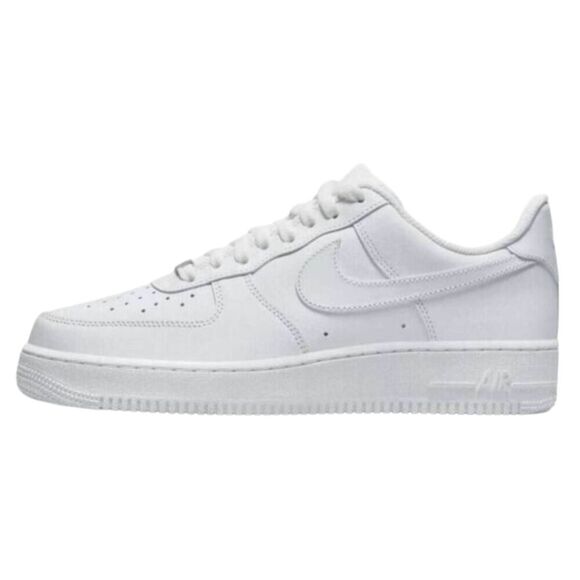 NIKE Air Force 1 Low 'White' Sneakers Size 8.5 - Picture 1 of 9